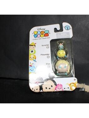 Disney Tsum Tsum Series 2‎ Scrump / Flounder / Elsa 3-pack​